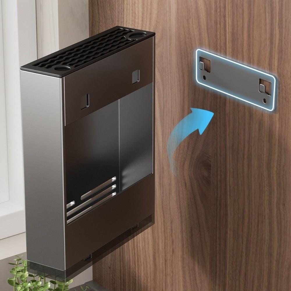 Wall Mounted Chopstick Tube Rust-proof Chopstick Storage Box Space Saving Chopstick Holder  Kitchen