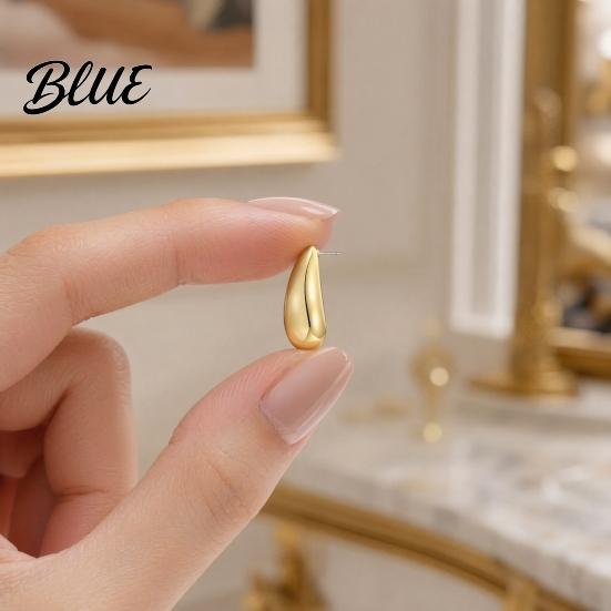 Versatile Earrings 1 Pair Teardrop for Women Small Water Drop