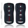 Silikon-Fernbedienung Auto Schlüsselhülle für Nissan Tiida Xtrail T30 Altima Sentra Frontier Zubehör für Infiniti FX 35 QX56 JA60