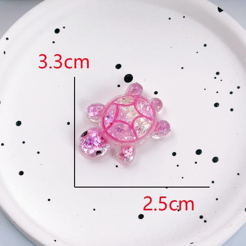 Flashing Resin Luminous Turtle Ornaments - Large & Small DIY Accessories