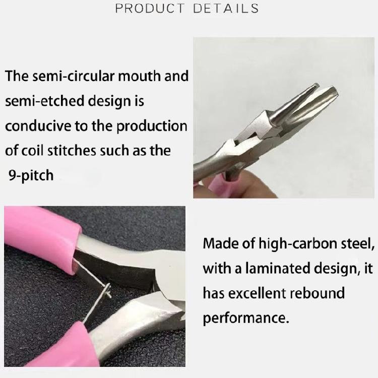 Jewelry Making Pliers Mini Portable Featuring Sturdy Steel Construction and Comfortable Grip Wire Bender