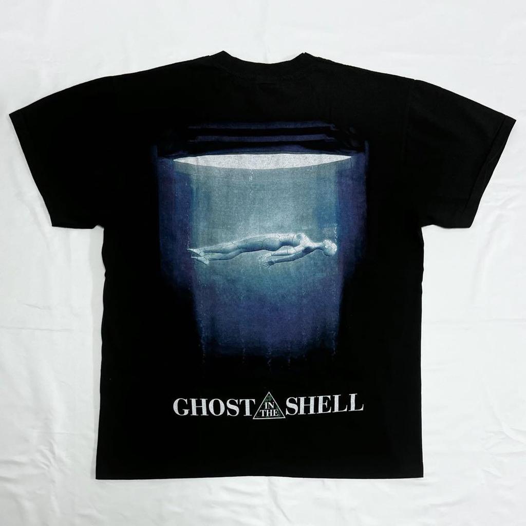 [USED] Ghost in the Shell Motoko Kusanagi Print Anime T-Shirt, Used, Size L, Black