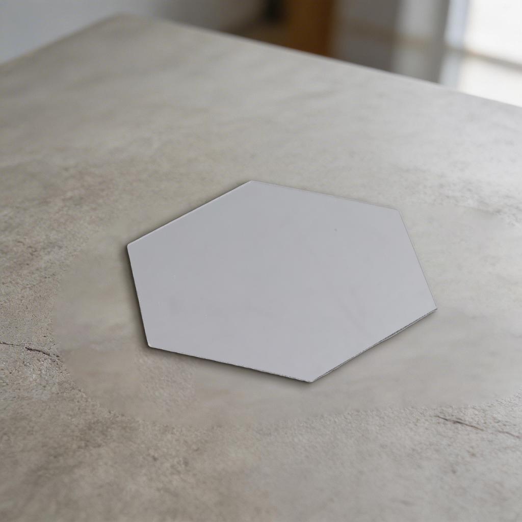 Removable Decals Hexagonal Mirror Mirror Stickers Peel-and-stick