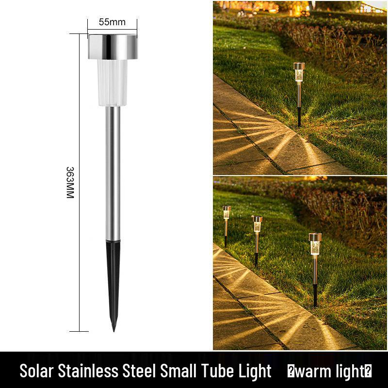 Waterproof Outdoor Solar Lawn Lamp for Garden, Courtyard, or Villa Decor