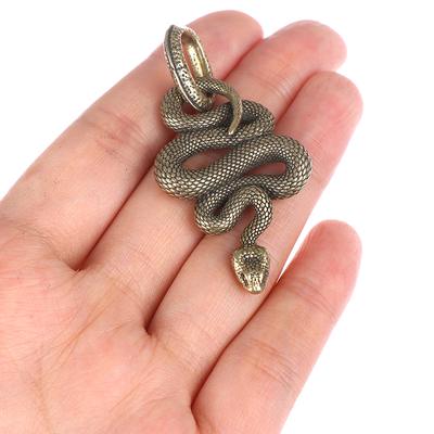 1 Pcs Brass Snake Outdoor Small Accessories Car Hanging