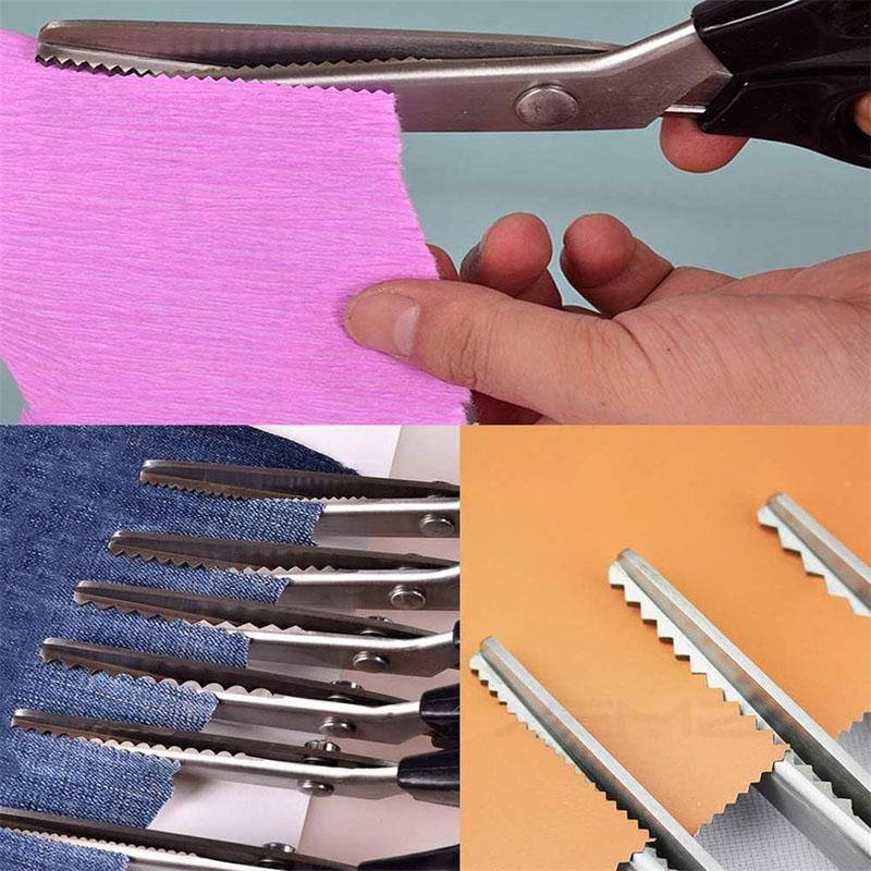 Professional Sawtooth Tailor's Scissors Shears Zig Zag Cut Sewing Scissors Dressmaking Tailor Shears Pinking Scissors