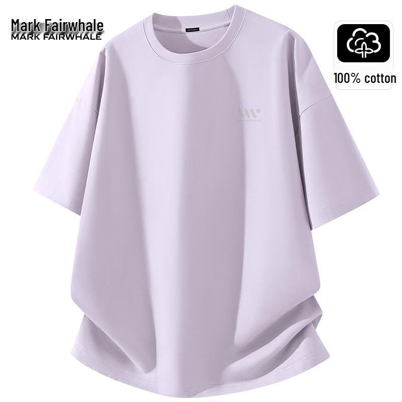 

Mark Fairwhale Men s Pure Cotton Loose Fit Short Sleeve T-Shirt 2XL