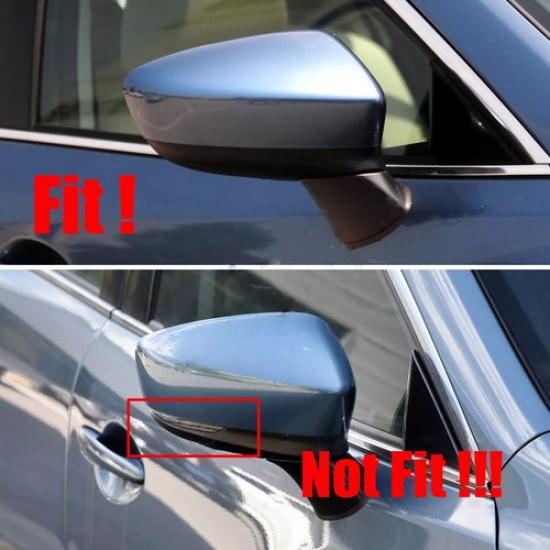 Black Left Driver Side Car Rearview Mirror Cap Cover For Mazda 6 2014-2016 New