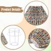 Pleated Lamp Shade Cover Pendant Light Wall for Floor Lights Farmhouse Living
