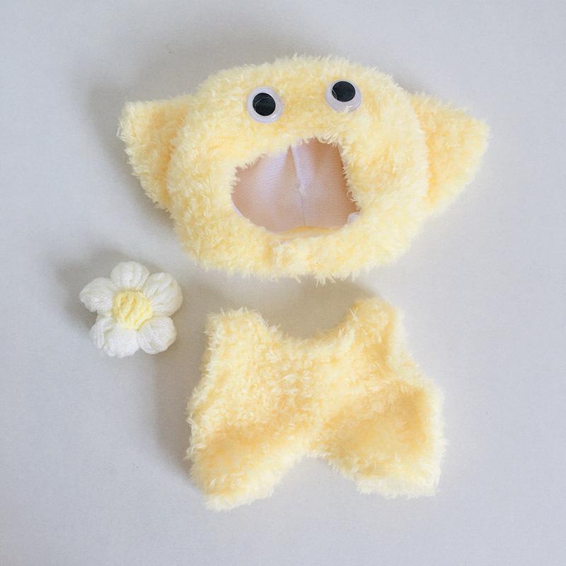 בגדי בובת קטיפה ויניל חמודה 17 ס"מ קופסה עיוורת - תליון LaBuBu שמלת אביזרים