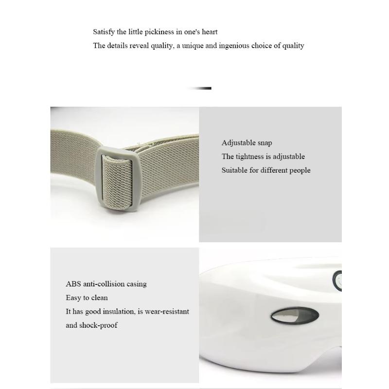 2026 Multifunctional Electric Eye Massager Multi-point Acupressure Vibration Eye Massage Instrument Portable Hot Compress Eye Mask for Eye Relax Care