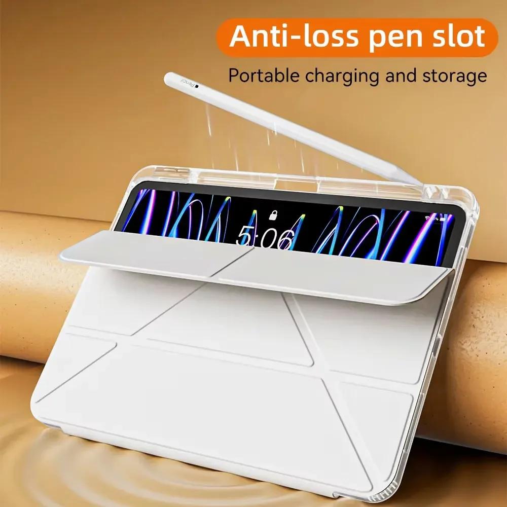Protect Case For IPad Air 3 10.5 Inch for IPad 7th Gen 8th Gen 9th Gen 10.2 Inch Smart Cover with Y Fold Pencil Slot Holder
