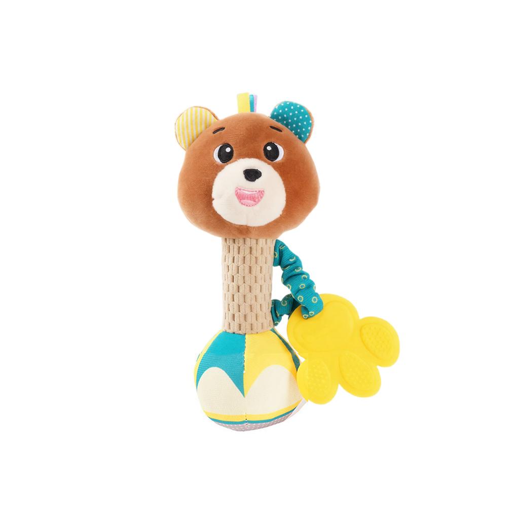 Baby Teething Toy Handheld Grasping Rattle for Infants