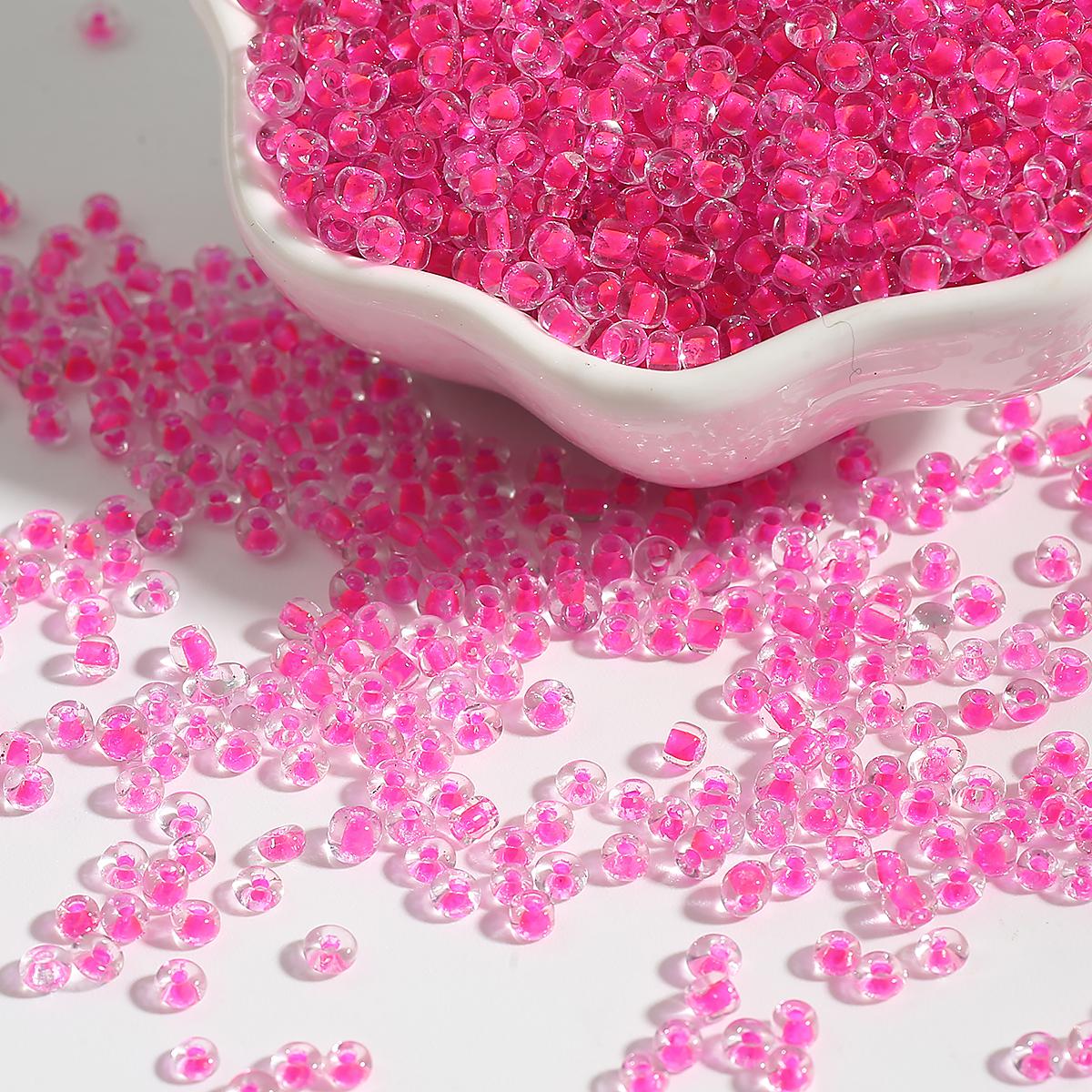 

Кольоровий кришталевий прозорий чеський скляний бісер Насіннєвий розпірний бісер для декору для шиття одягу своїми руками 2mm 1000pcs