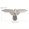 1 Stück Vintage Adler Tier Brosche Metall Vogel Abzeichen Kragen Anstecker Anzug Hemd Revers Anstecker Schmuck für Männer Zubehör Geschenke