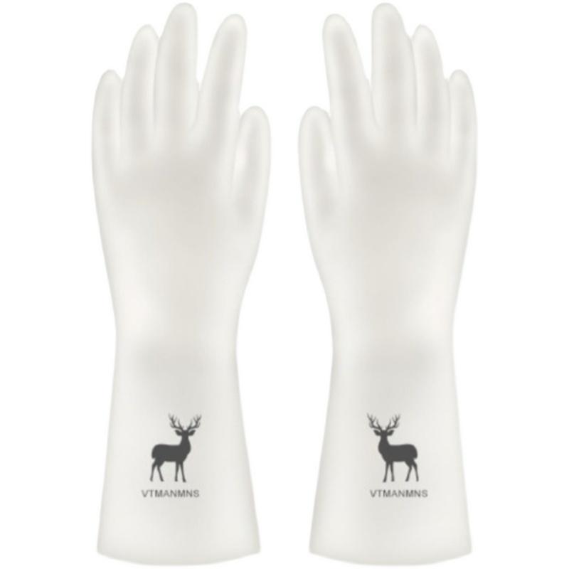 Waterproof Housework Cleaning Gloves Kitchen Cleaning Latex Laundry Dishwashing Gloves Wear Resistant Rubber Gloves