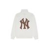 New MLB New York Yankees Sweatshirt Unisex Cream 3ATRM1034-50CRS