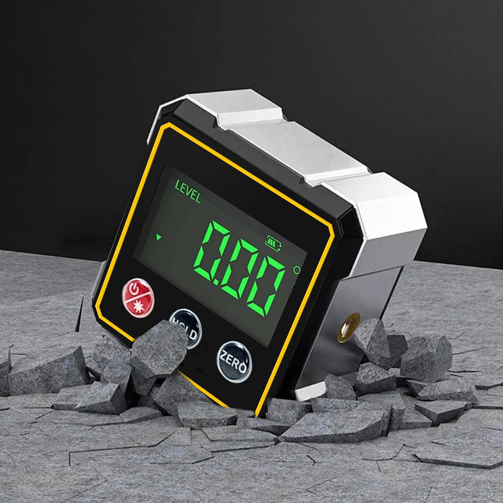 Digital Angle Measure Instrument USB Charging Table Saw Miter Protractor Slope Measuring Meter Woodworking Measuring Tool