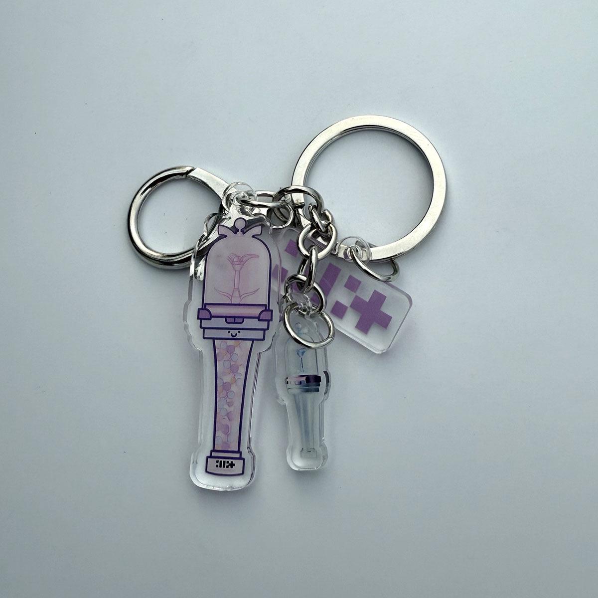 ILLIT Acrylic Lightstick Keychain Pendant