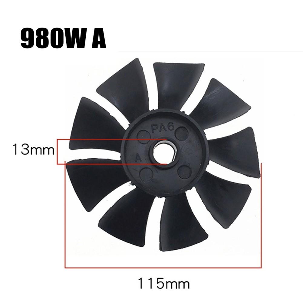 1100W Fan Blade 980W Black Cooling Fan Direct Connected