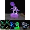 Creative Dinosaur 3d Lamp Stunning Led Night Light Touch Control For Kids Room Decor