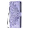 For iPhone 17 Case Imprinted Totem Skin Feel Wallet Leather Phone Cover with Hand Strap