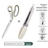 Extended Silicone Anti-Scald BBQ & Food Clip for Bread, Frying, and Steak