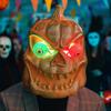 Trick or Treat Halloween Pumpkin Mask Orange Pumpkin Headgear Pumpkin Headwear Halloween Party