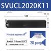 95° S-Type External Cylindrical Lathe Tool Holder SVUCR/L1616H11/2020K16 Screw-Type CNC Holder