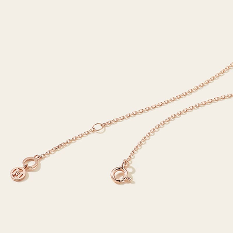 METROCITY JEWELRY M Basic Sterling Silber Rose Halskette A231SN9111RPA