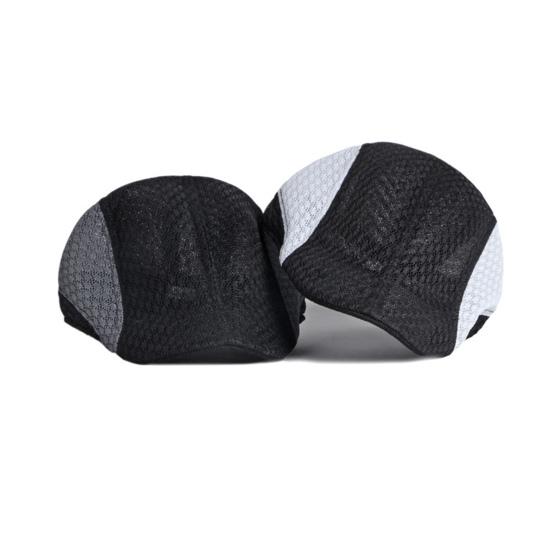 Men Advanced Hat Hollow Out Contrast Color Thin Breathable Soft Sunscreen Washable Men Beret Men Summer Cap Headwear