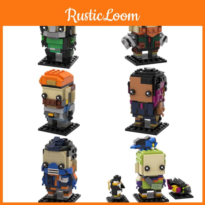 Gobricks Moc Valorant Vertragskopf Miniaturfigur Bauspielzeug