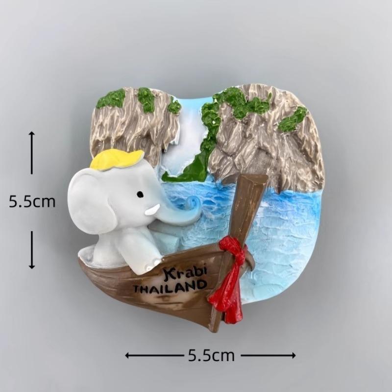 Thailand Souvenirs Phuket Fridge Magnets Home Decor Bangkok Refrigerator Stickers Wedding Gifts