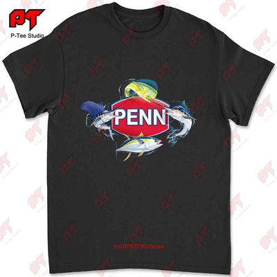 Penn Fishing Tools Line Reels Rods Tshirt 1V5U