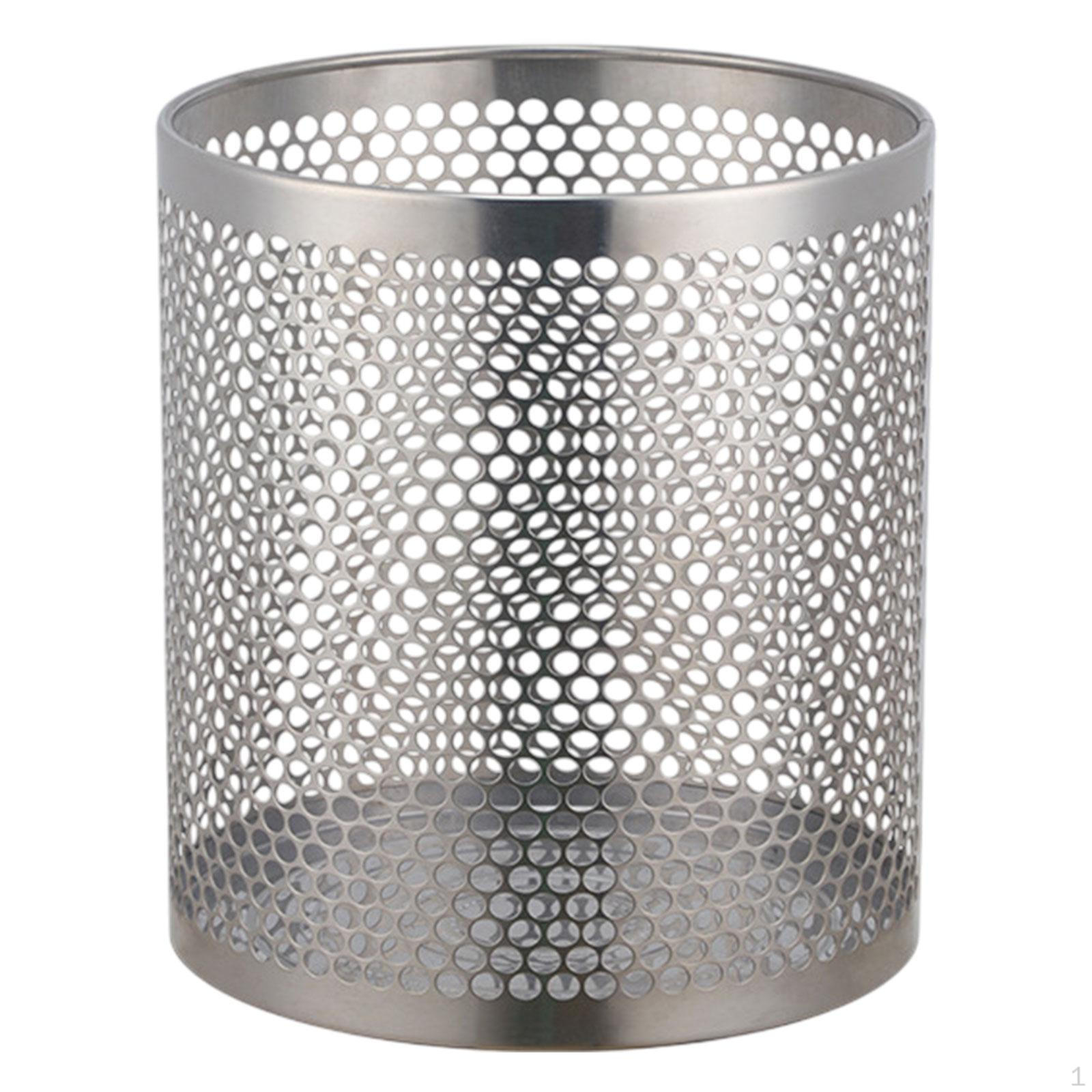 

Мусорное ведро из нержавеющей стали, мусорное ведро, сетка, мусорная корзина для ванной комнаты, кухни