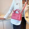 Crossbody Bag for Women  Fashion Casual Western Style Shoulder Handbag Simple Texture Messenger Small Square Bag