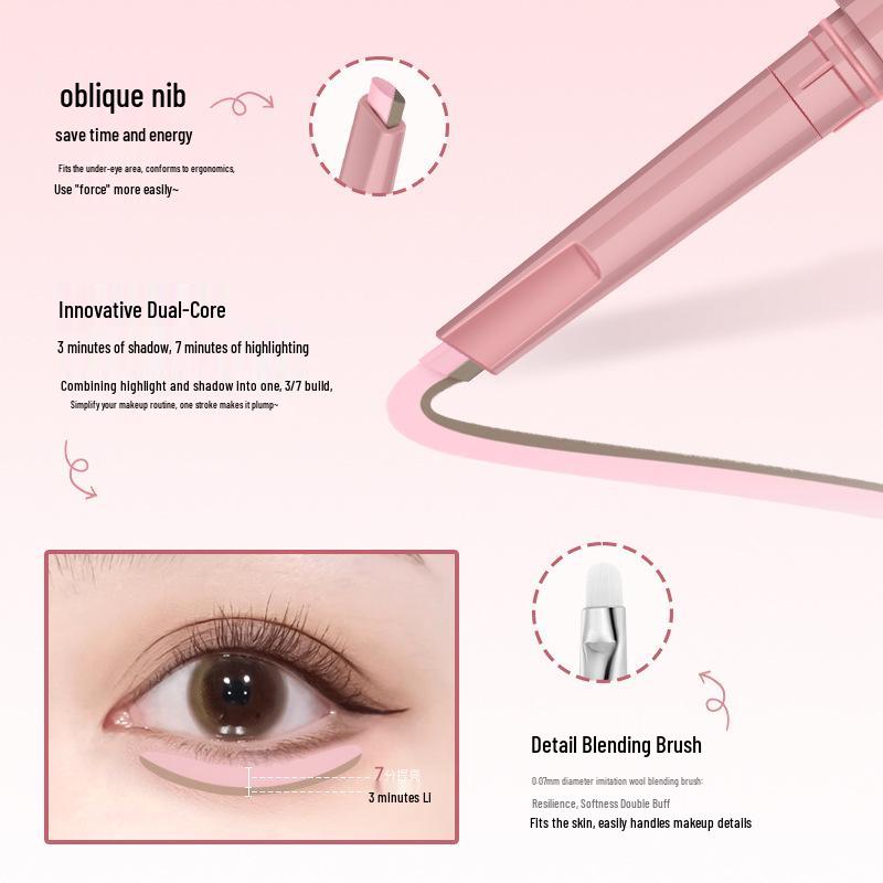 Qiyu Dora 2-in-1 Augenaufhellender & Schattierender Eyeliner Stift