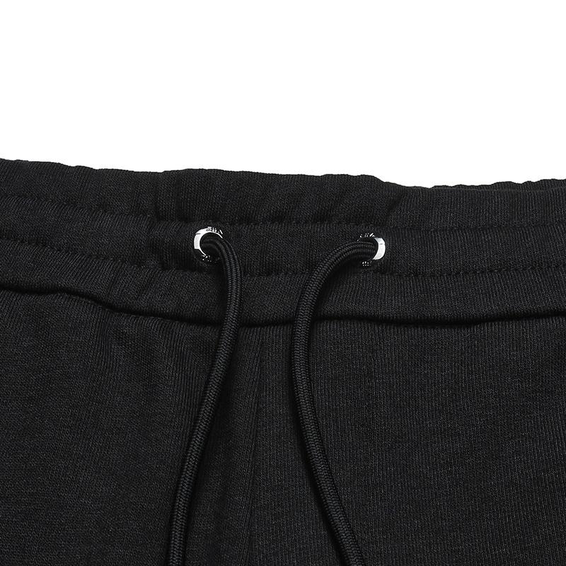 FILA Fleece Lined Warm Simple Trendy Casual Versatile Knitted Sports Pants Men Bottoms Black F11M545605FBK