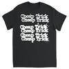 Cheap Trick Band Music Album Song White Stacked Logo Mens Cotton T-Shirt