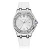 Damen Armbanduhr Luxus Diamant Wasserdicht Datum Leuchtend Damenuhr Gummiarmband