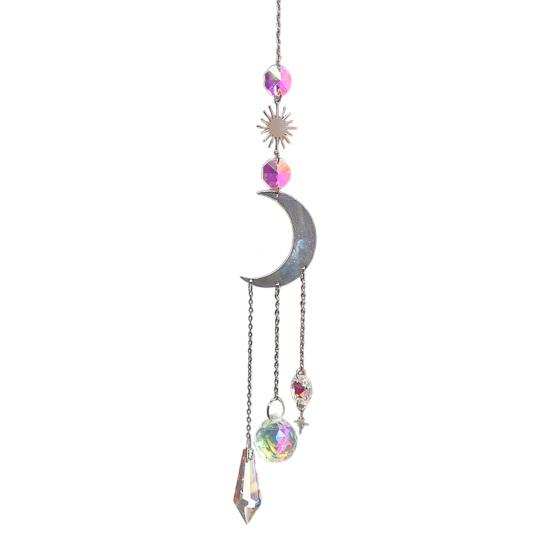 Colorful Crystal Suncatcher Hanging Sun Catcher for Windows Healing Crystal Decor for Home