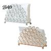 Countertop Paper Towel Holder Crystal Napkin Holder, Stable Vertical Storage Stand, with Anti-Slip European Style Feet, Durable Rust-Proof Tissue