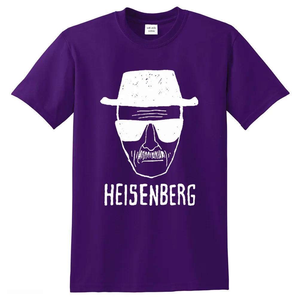 Tricou cool pentru bărbați Haine Breaking Bad Calitate superioară 100% bumbac larg Tricou imprimat Heisenberg casual pentru bărbați