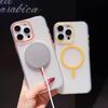 Applicable To iPhone11promax Apple Mobile Phone Case Magnetic Suction Square Color TPU Transparent 11pro Simple Anti-drop Hard Case