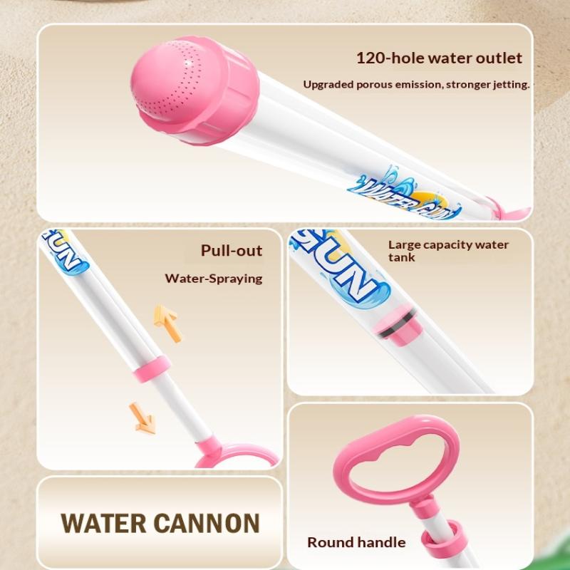 1/5Pcs Beach Small Water Spray Pulling Fireworks Water Gun Water God Tool Children Drifting Play Gift Toy