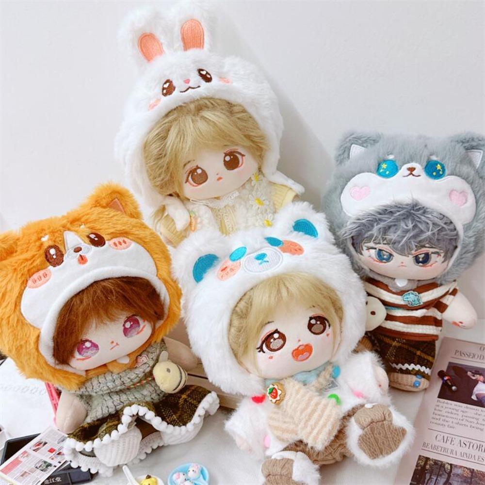 

Headdress 20CM Plush Doll Headwear Plush Hat Cute Idol Doll Headwear Toys Decor style 6