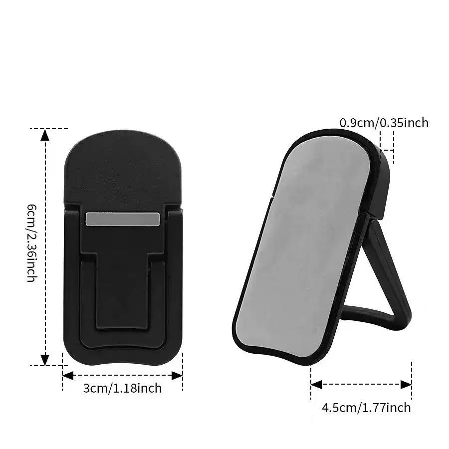 2/4pc Adjustable Foldable Laptop Stand Mini Computer Keyboard Riser with 2 Adjustable Angles Invisible Plastic Notebook Support