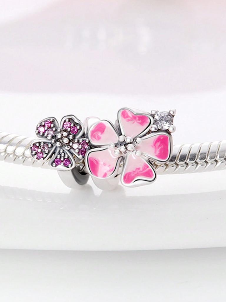 Dragonfly Sunflower Rose Beads Charm Copper Plated Fit Charms Copperoriginal Bracelet For Jewelry Making Diy Charm