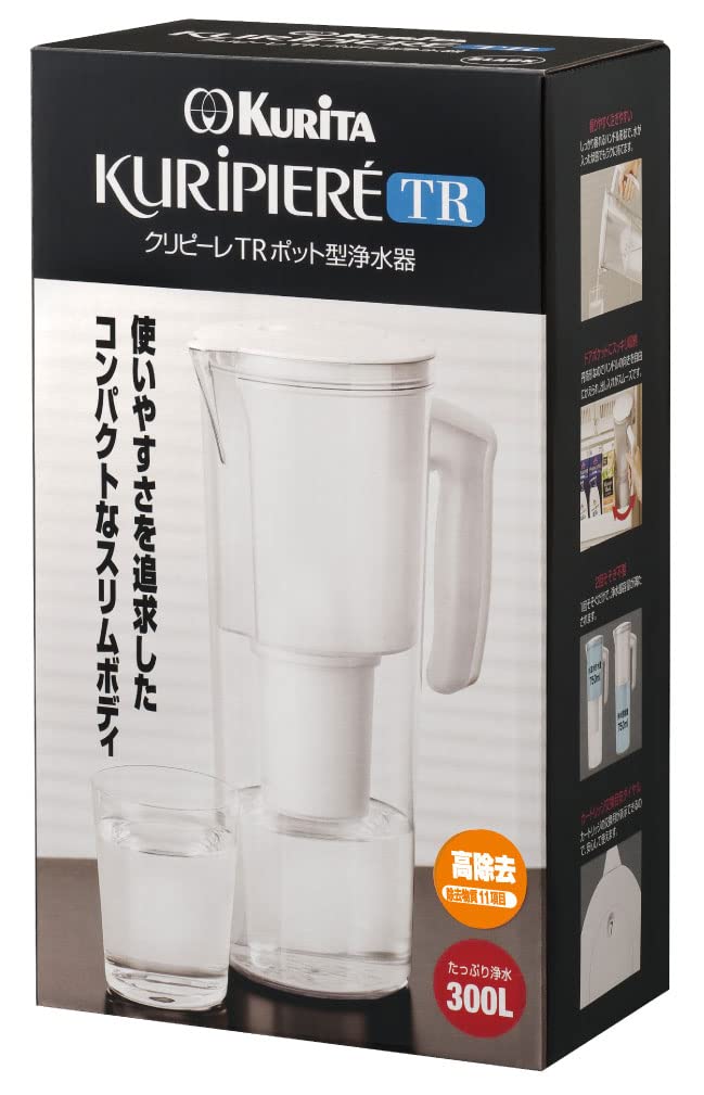 Kuritak Pot-Style Water Purifier, Kuripire TR, White, RETRW-3053