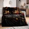 1pc A Nightmare On Elm Street Flannel Throw Blanket - HD Printed Lightweight Soft Warm All-Season Blanket for Sofa, Bed, Travel, Camping 058